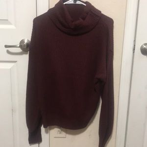 Burgundy sweater
